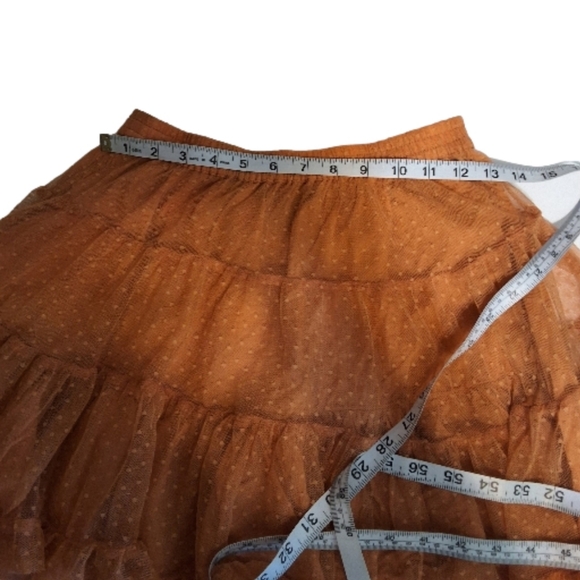 Turn Heads in This Apricot Lace Skirt - Perfect for Parties, Clubs, or Festivals - Picture 4 of 8